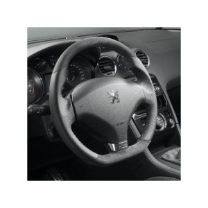 VOLANT DE DIRECTION 3 BRANCHES CUIR ET ALCANTARA PEUGEOT